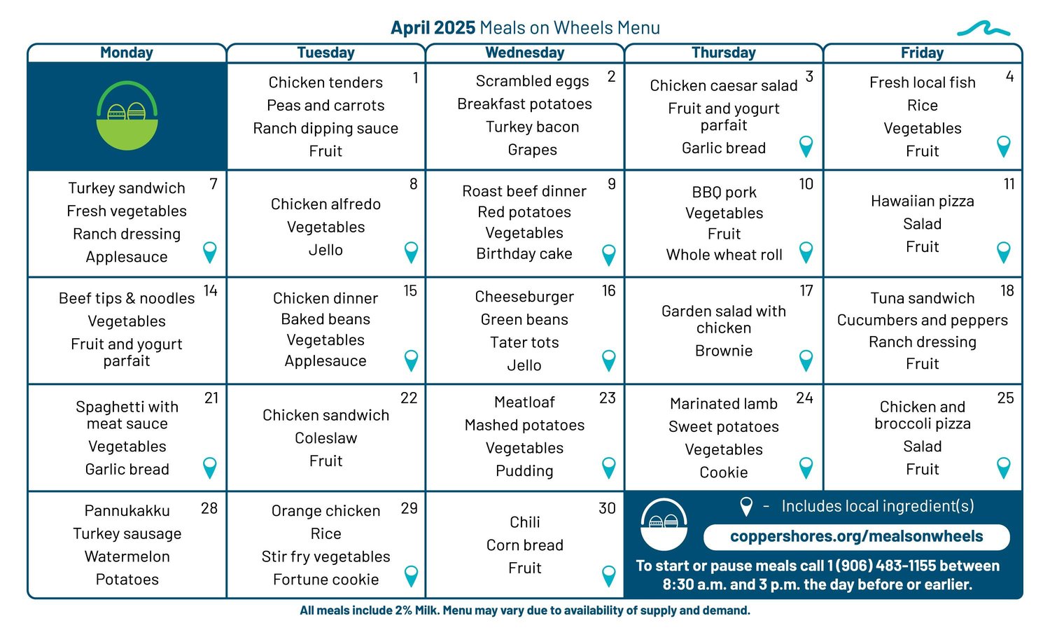 2025-03-26-Menu-Calendar-April-2025-Copper-Shores-Meals-On-Wheels-OL