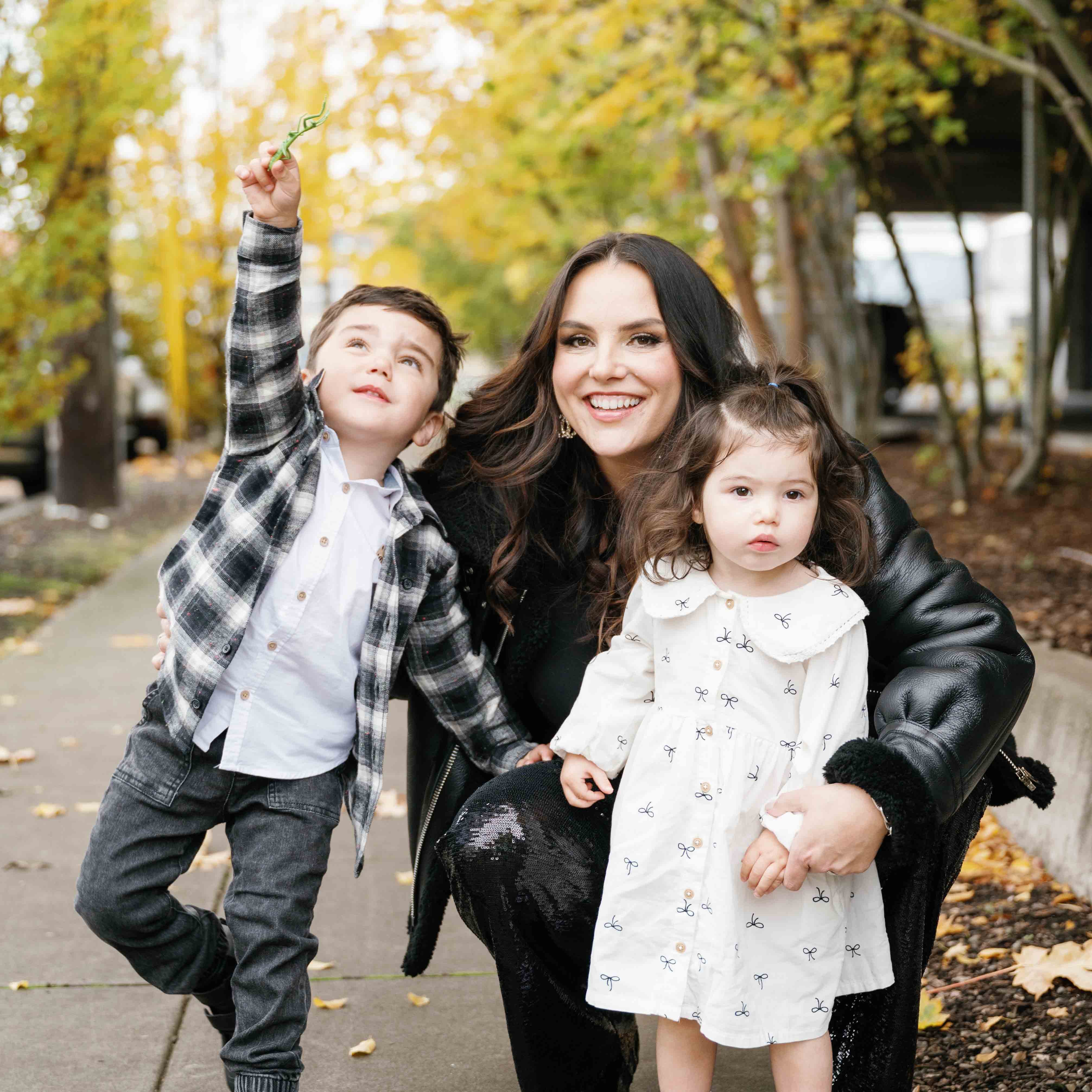 Dr. Anna Meyers and children