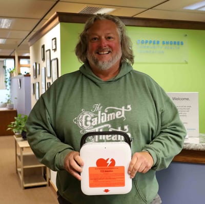 Calumet Theatre Receives AED
