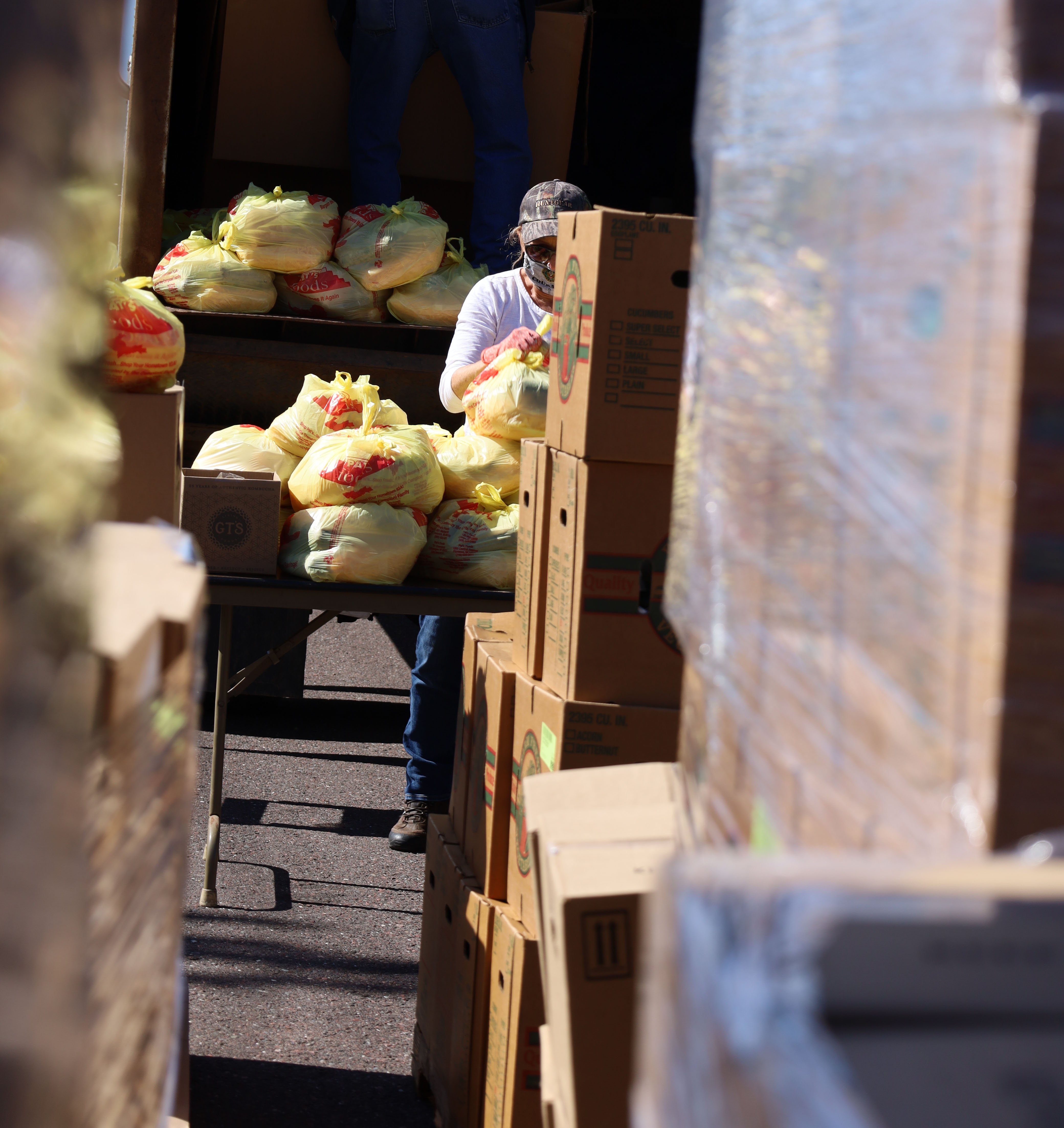 Mobile Food Pantry Boxes in LAnse