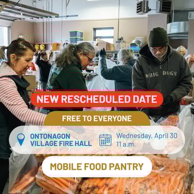 Mobile Food Pantry reschedule update