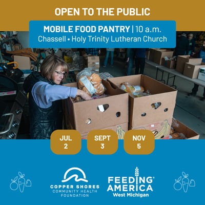 Mobile food pantry - Chassell 2025 1x1