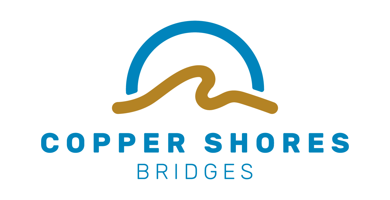 2023-08-21  Copper Shores Bridges - Vertical Logo - RGB - Outlined - JPEG Medium-DeepLakeLakeCopper