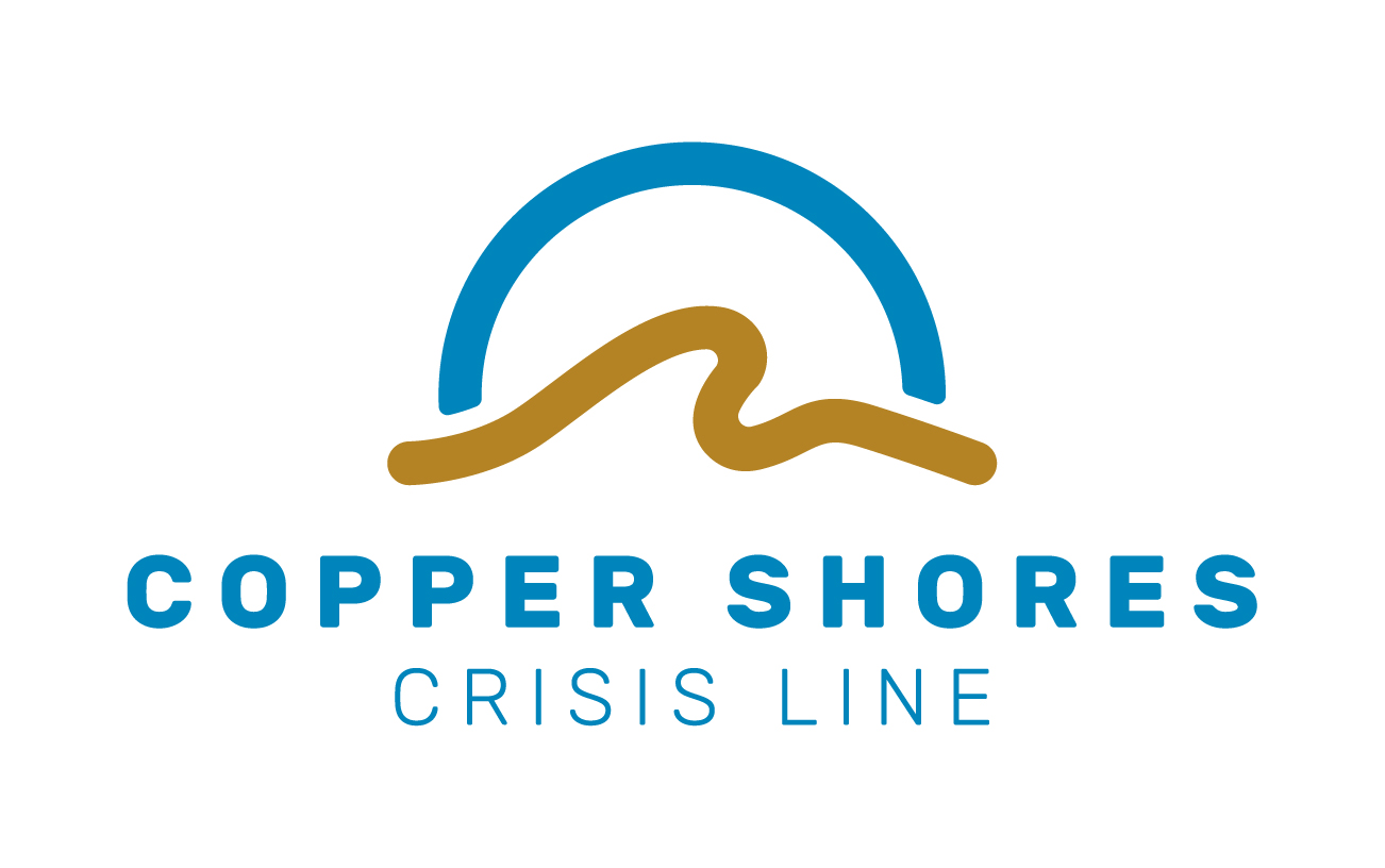 2023-10-20 Copper Shores Crisis Line - Vertical Logo - RGB - Outlined - Medium - DeepLakeLakeCopper