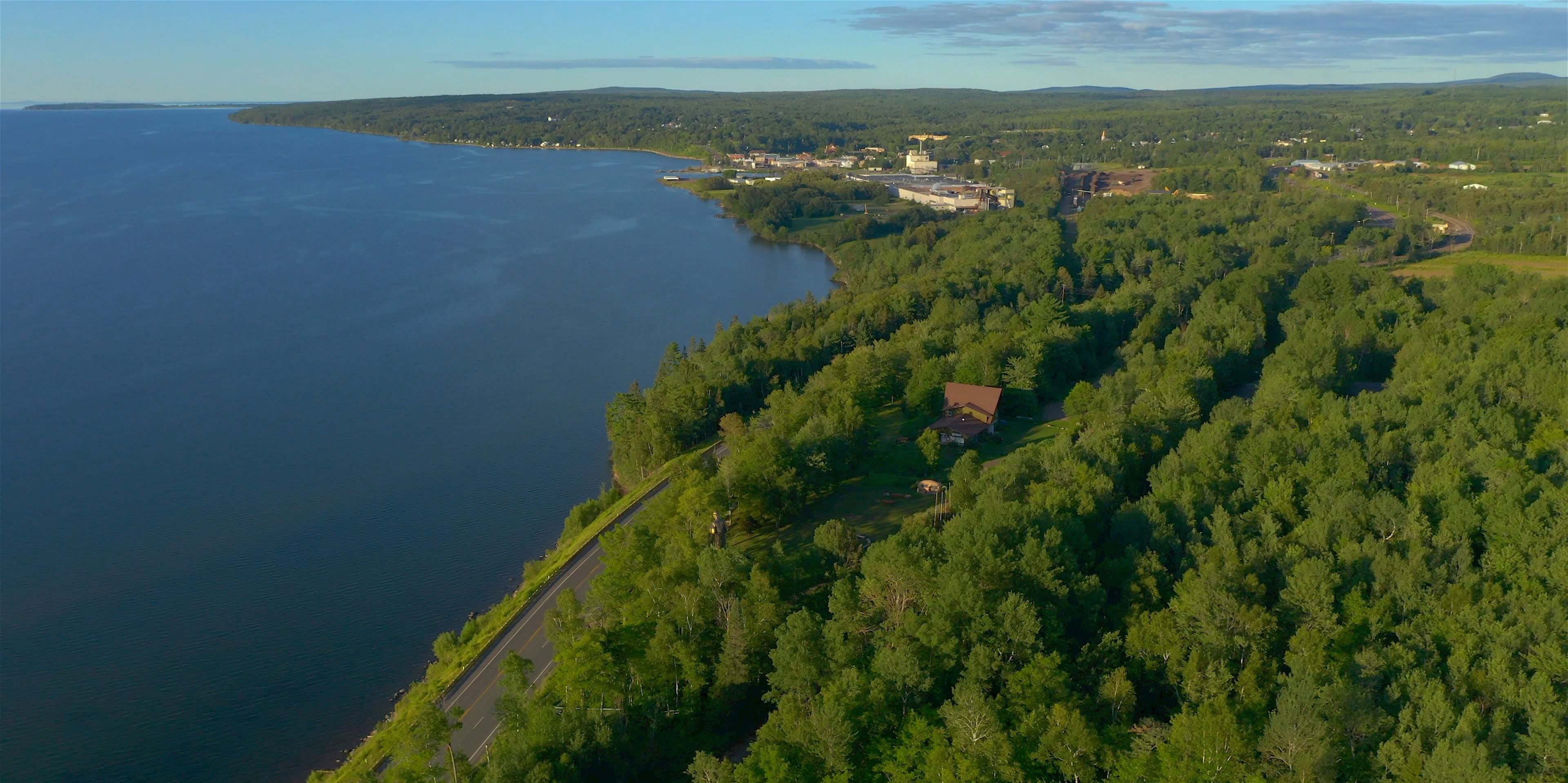 Aerial Photo over LAnse