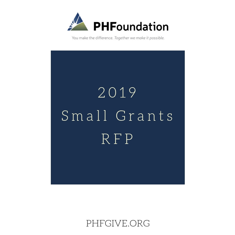 2019 Small Grants Rfp